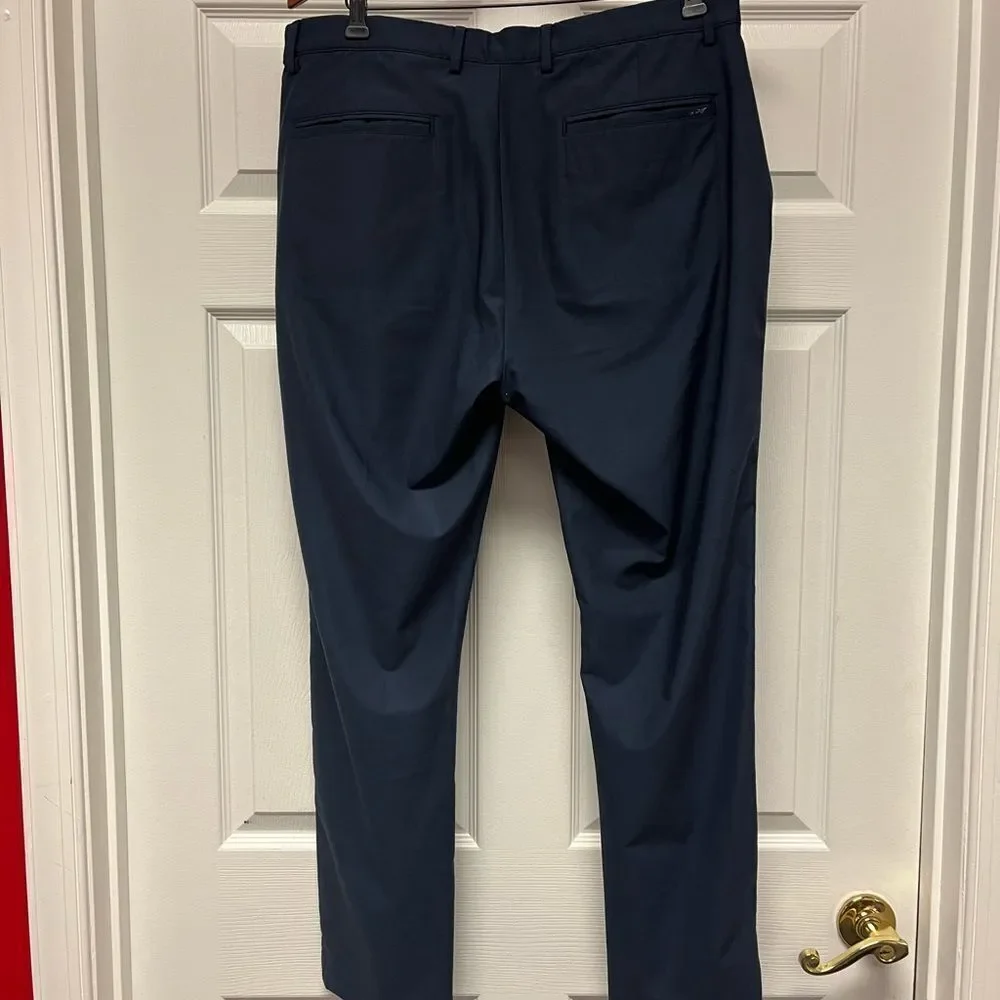Greg Norman Navy Mens Golf Pants sz 36X32 EUC